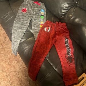 Marvel Red and Gray Kids Jogger Pants
